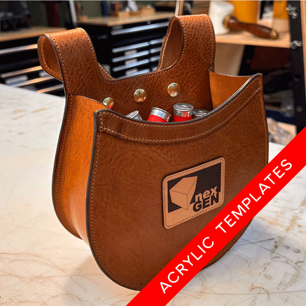 Shotgun Sports/Shell Bag - Acrylic Template – Odin Leather Goods